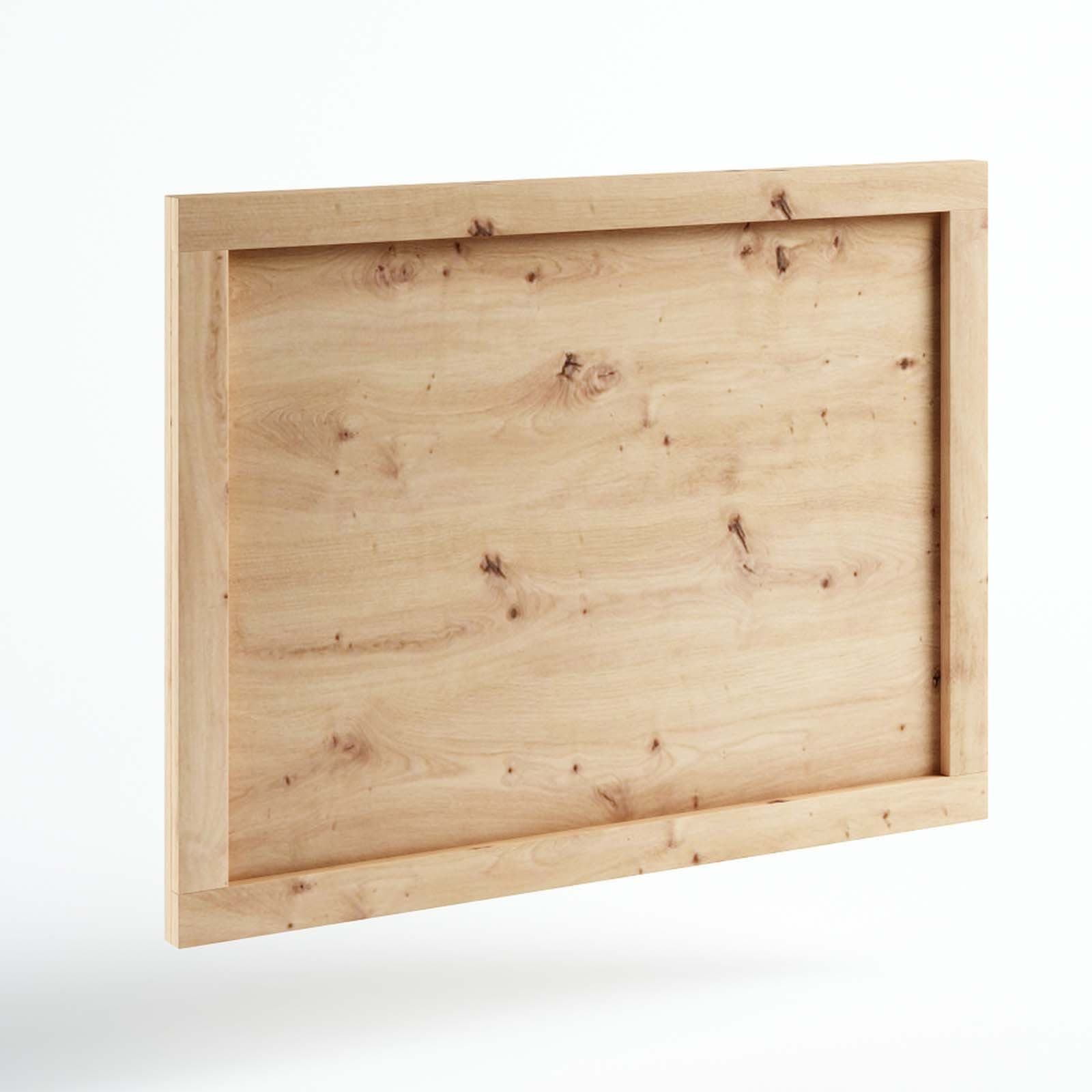 Panel dekoracyjny Frez pod telewizor — okleina naturalna w dębie sękatym, 120 × 90 cm